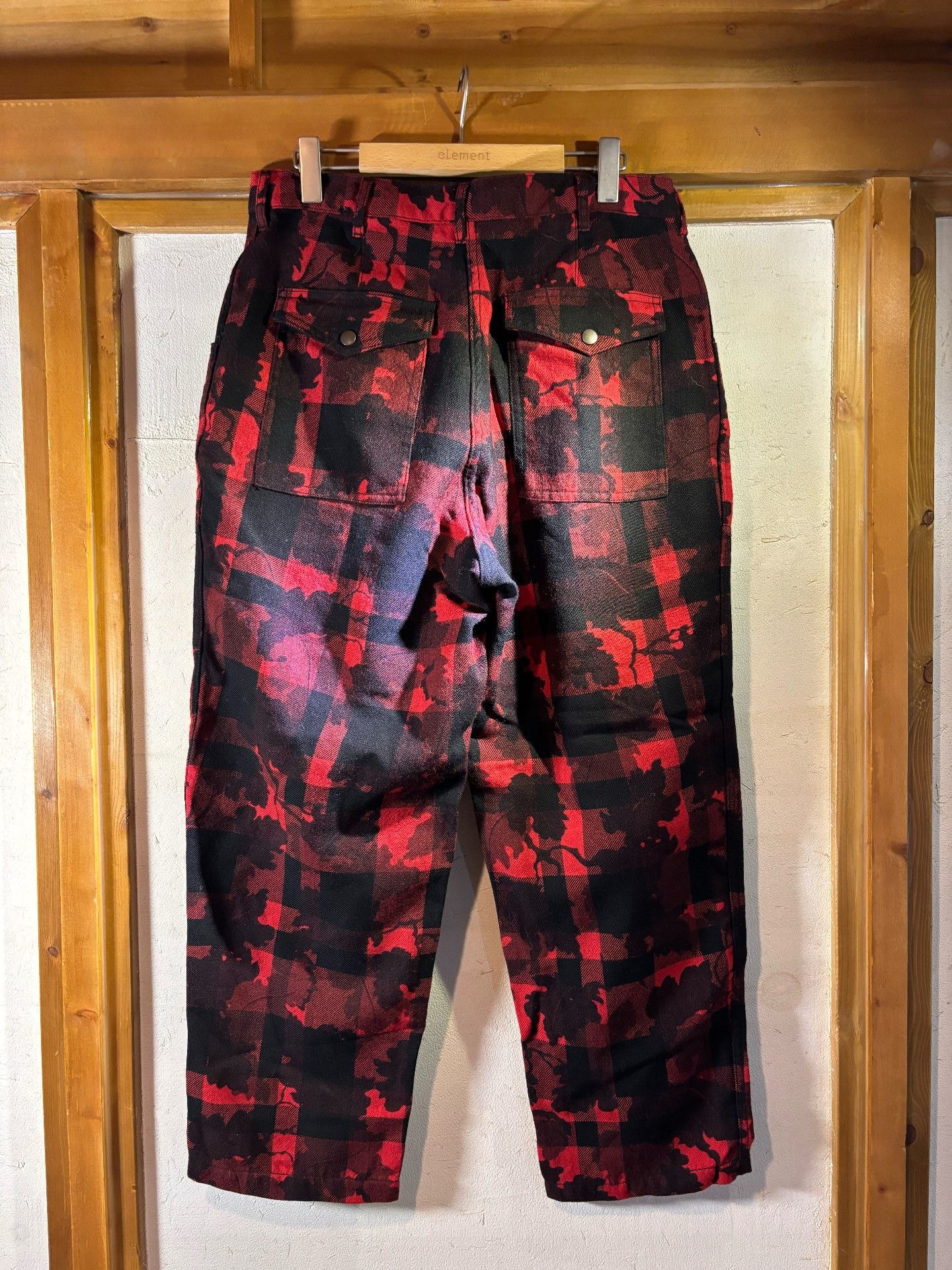 Beams Plus Beams Plus Red Leaf Camo Plaid Pants Size US 30 / EU 46 - 6 Thumbnail