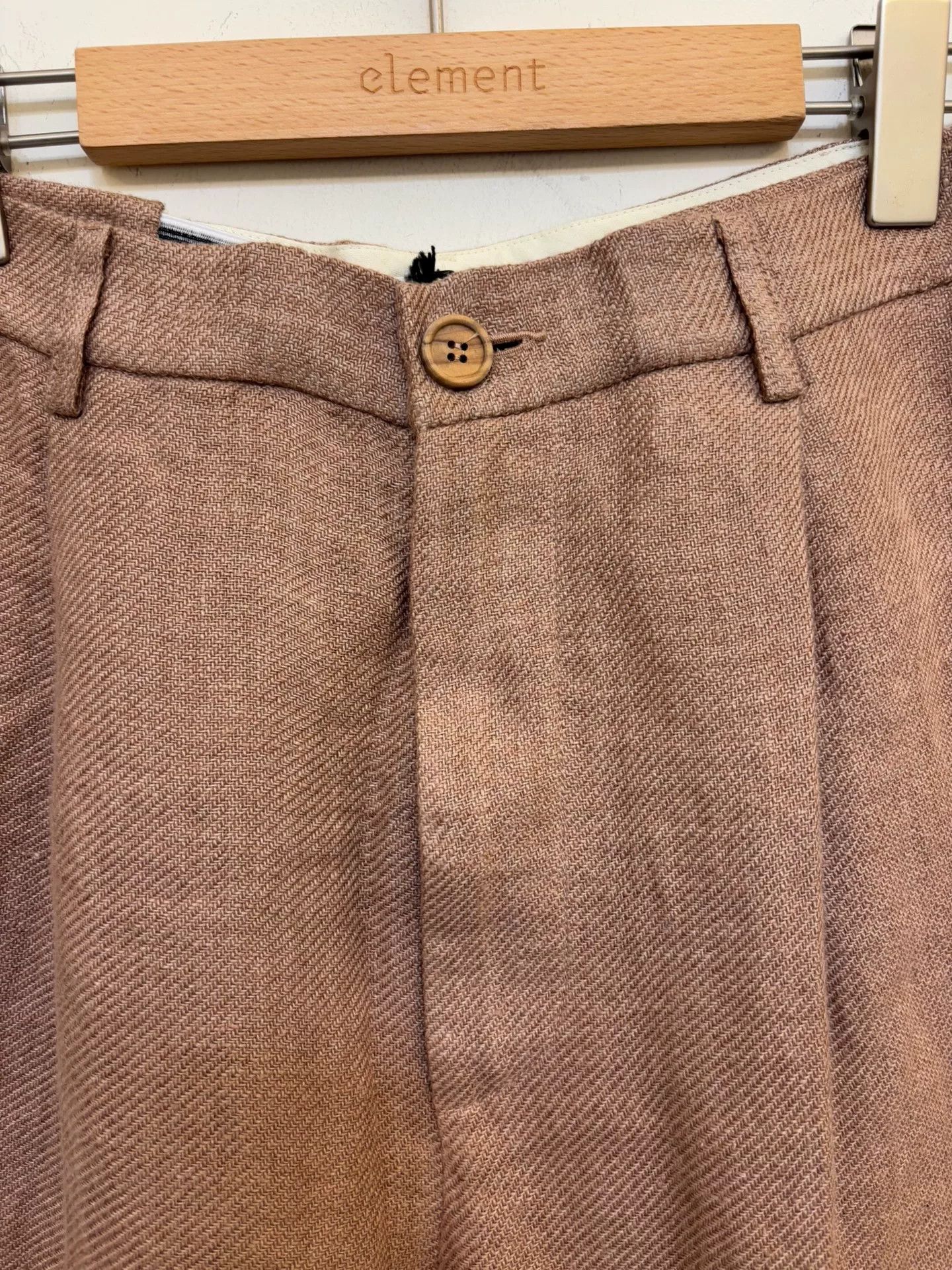 Magliano Magliano Thick Linen Elastic Waist Trousers Size US 31 - 3 Thumbnail