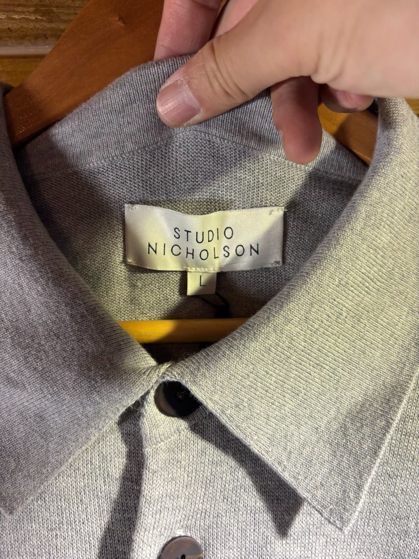 Studio Nicholson Studio Nicholson Oversized Lapel Cardigan Size L / US 10 / IT 46 - 3 Thumbnail