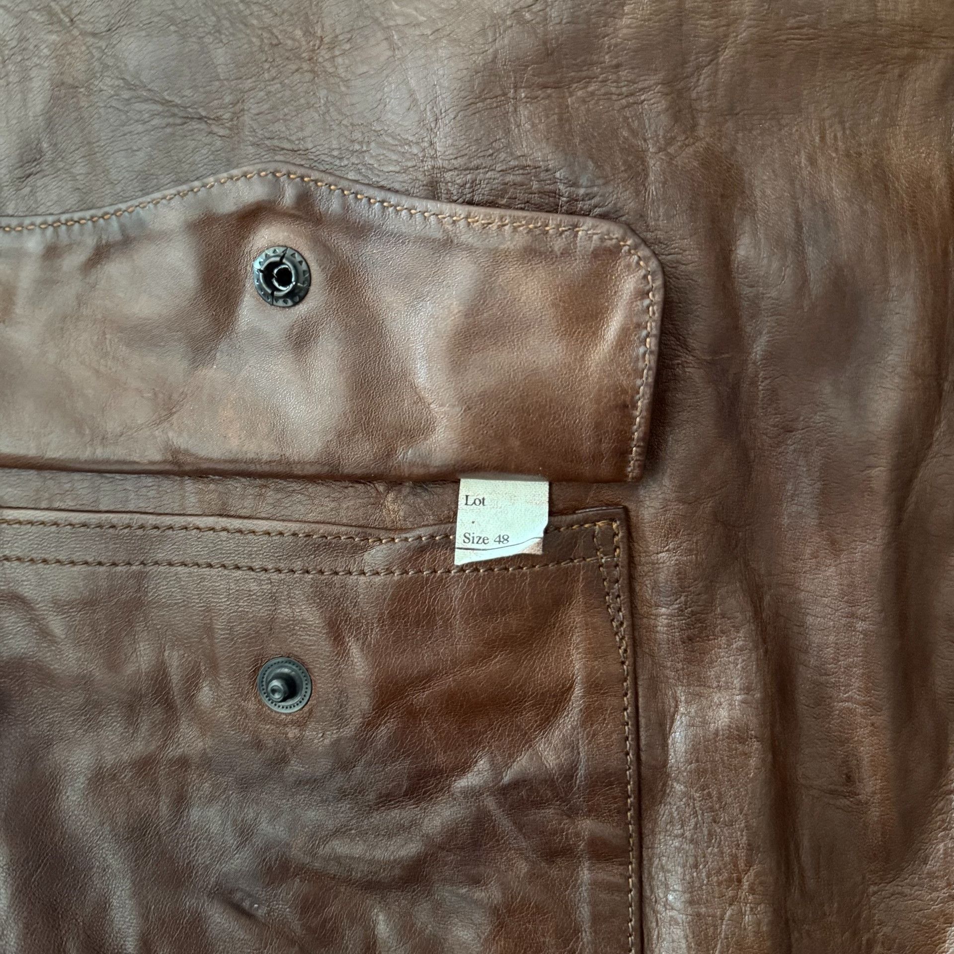 Eastman Leather Clothing Eastman Vegan Horsehide A2 Flight Jacket Size US M / EU 48-50 / 2 - 9 Thumbnail