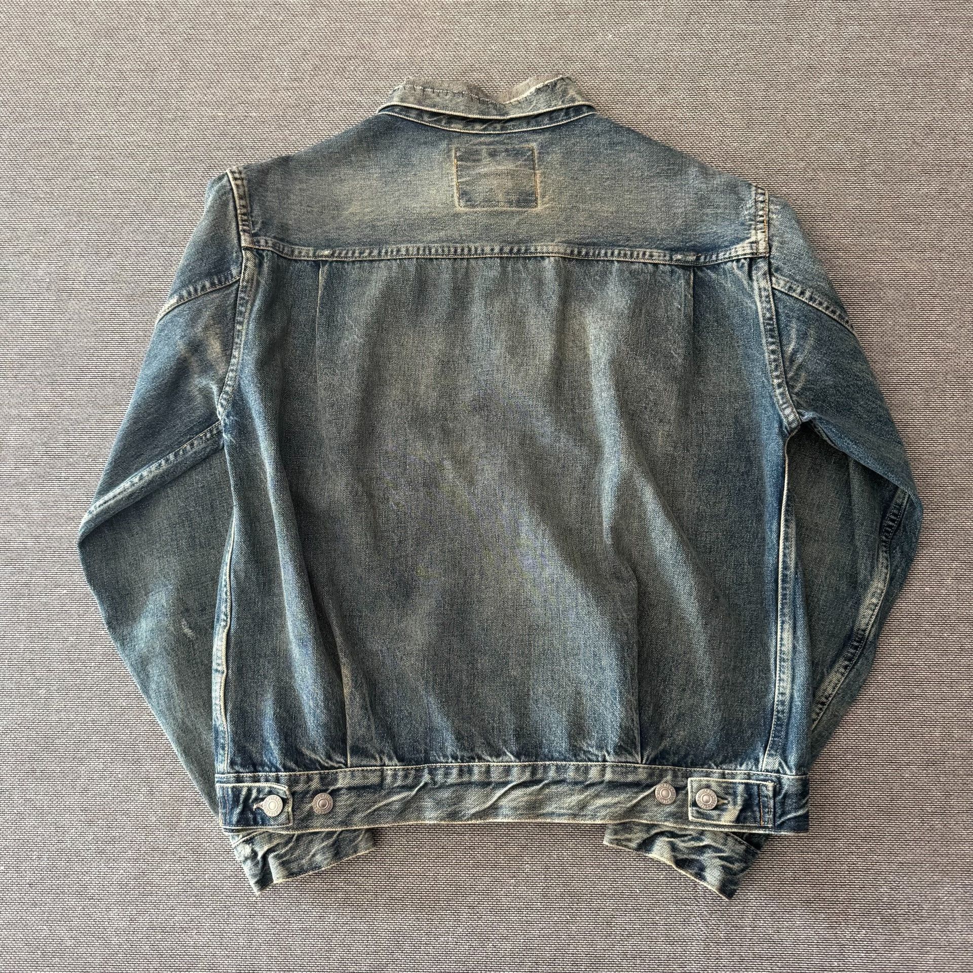 LVC Levi's LVC507xx Washed Denim Jacket Size US M / EU 48-50 / 2 - 2 Thumbnail