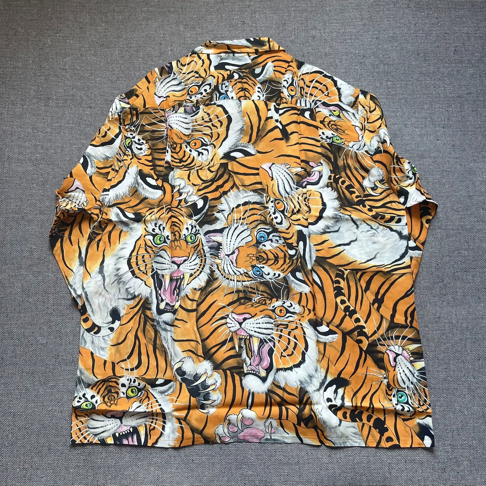 Wacko Maria Wacko Maria x Tim Lehi Tiger Hawaiian Shirt Size US M / EU 48-50 / 2 - 2 Thumbnail