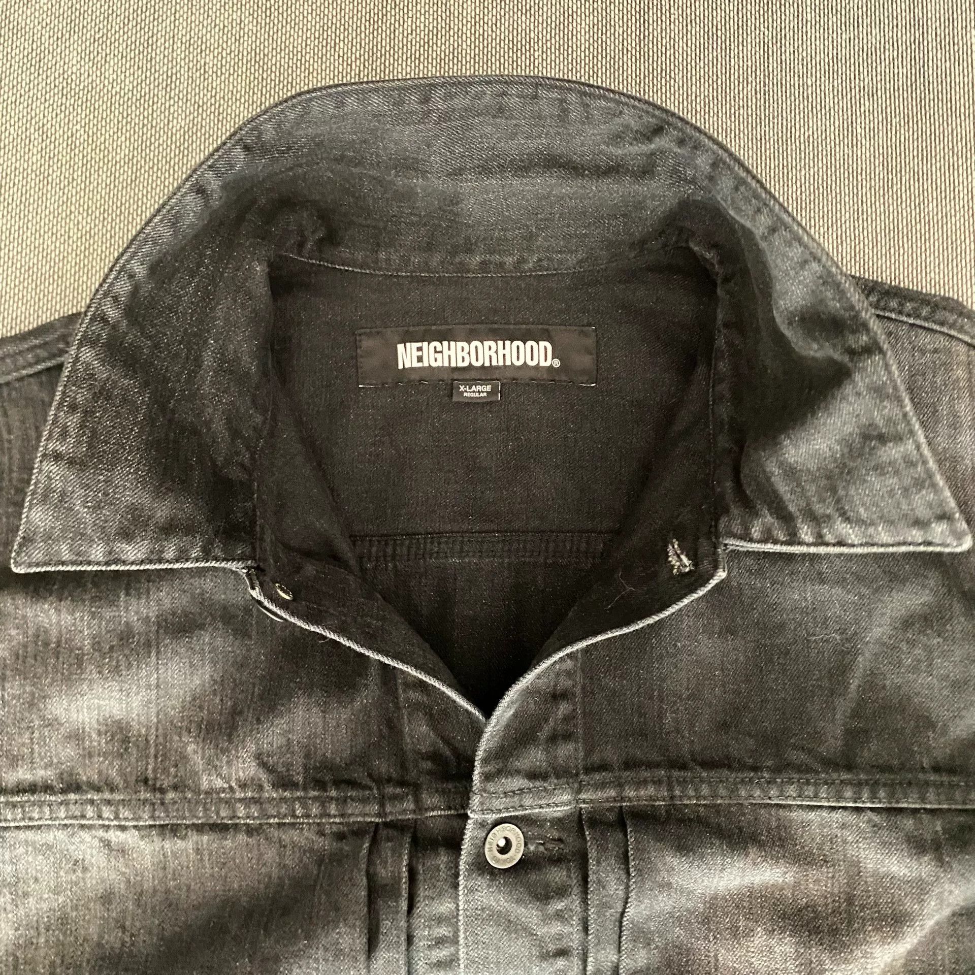 Neighborhood Neighborhood 23ss Black Icon Denim Jacket Size US XL / EU 56 / 4 - 3 Thumbnail