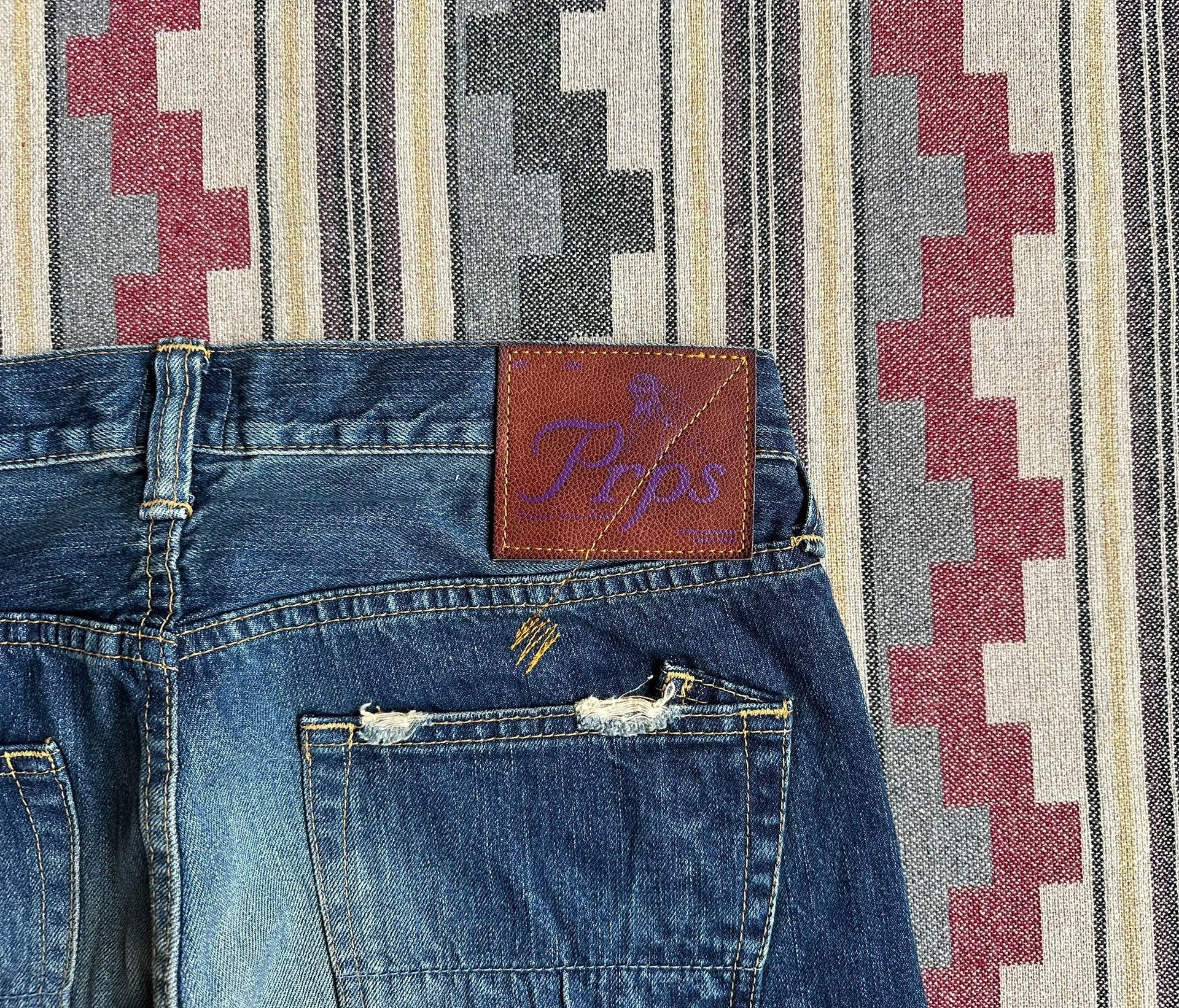 Prps Prps Destroyed Distressed Denim Jeans Size US 32 / EU 48 - 5 Thumbnail