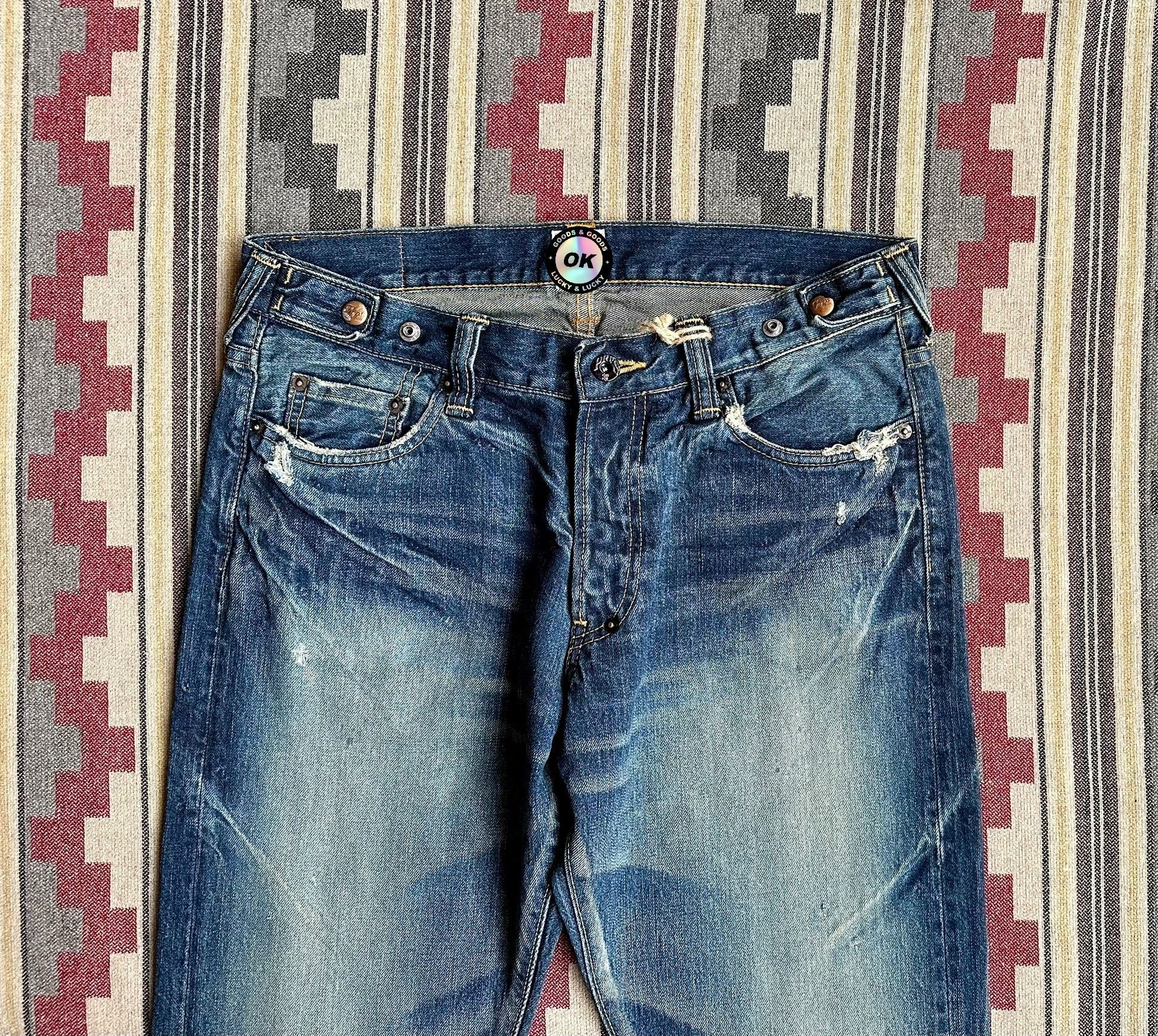 Prps Prps Destroyed Distressed Denim Jeans Size US 32 / EU 48 - 3 Thumbnail