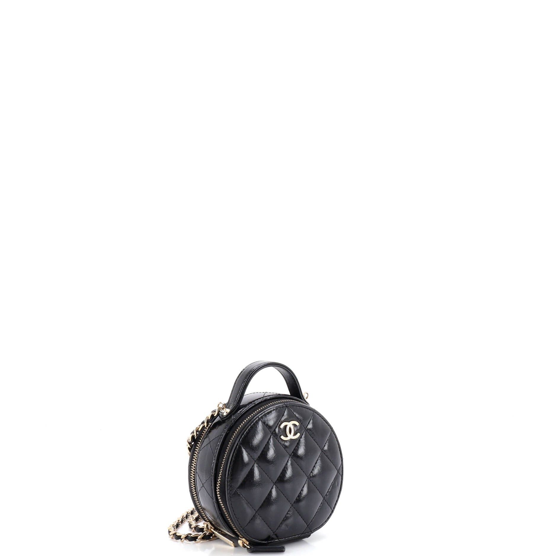Chanel Handle with Care Round Vanity Case with Chain Size ONE SIZE - 2 Thumbnail