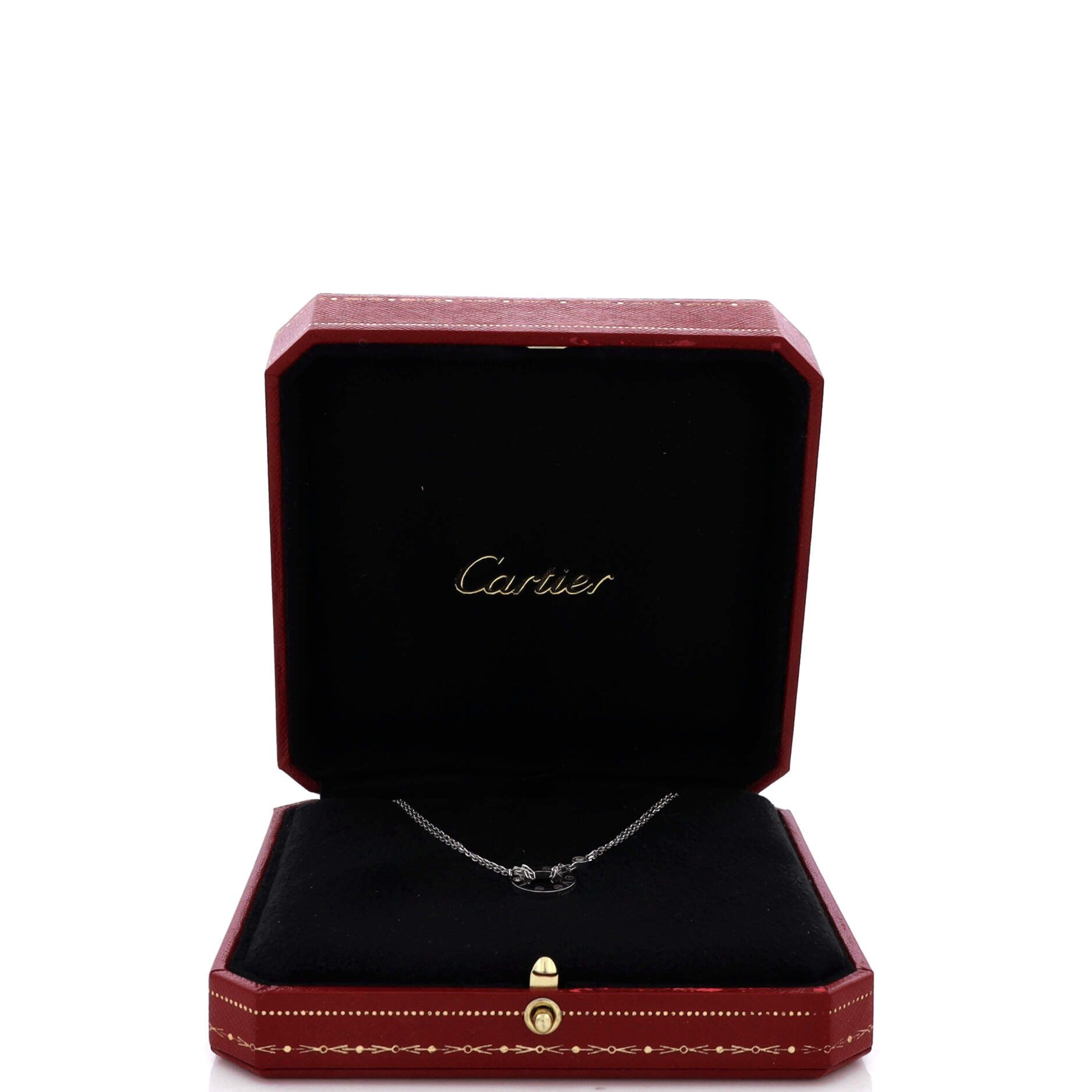 Cartier 2 Diamonds Love Pendant Necklace Size ONE SIZE - 2 Thumbnail