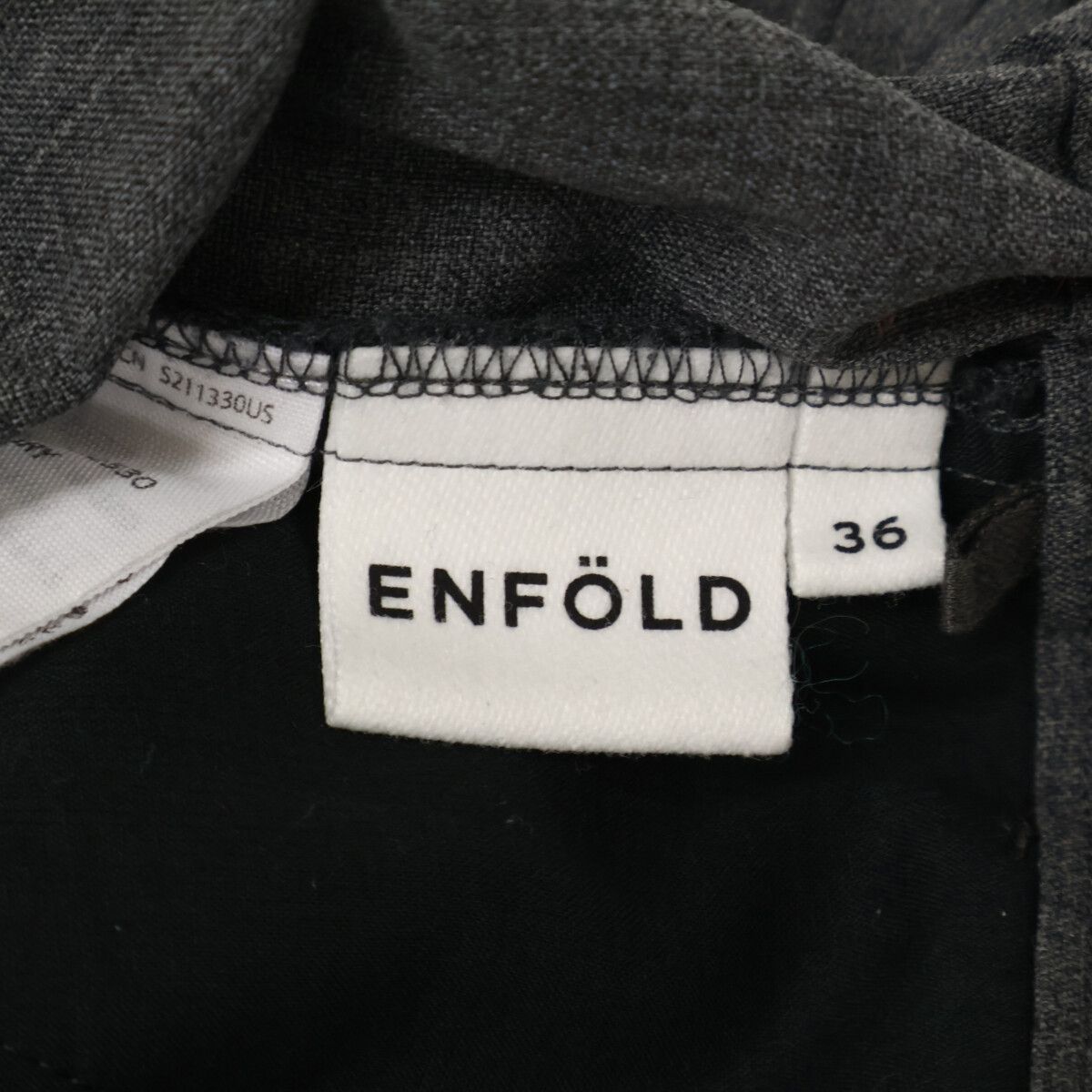 Other Other ENFOLD Wool Pants Textile Bottoms 300FS131-2530 DUTY FREE for USA Size ONE SIZE - 3 Thumbnail