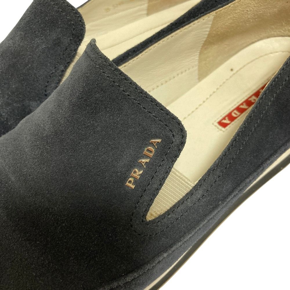 Prada Prada Prada Sports Suede Slip-on Sneaker Leather Shoes DUTY FREE for USA Size ONE SIZE - 6 Thumbnail