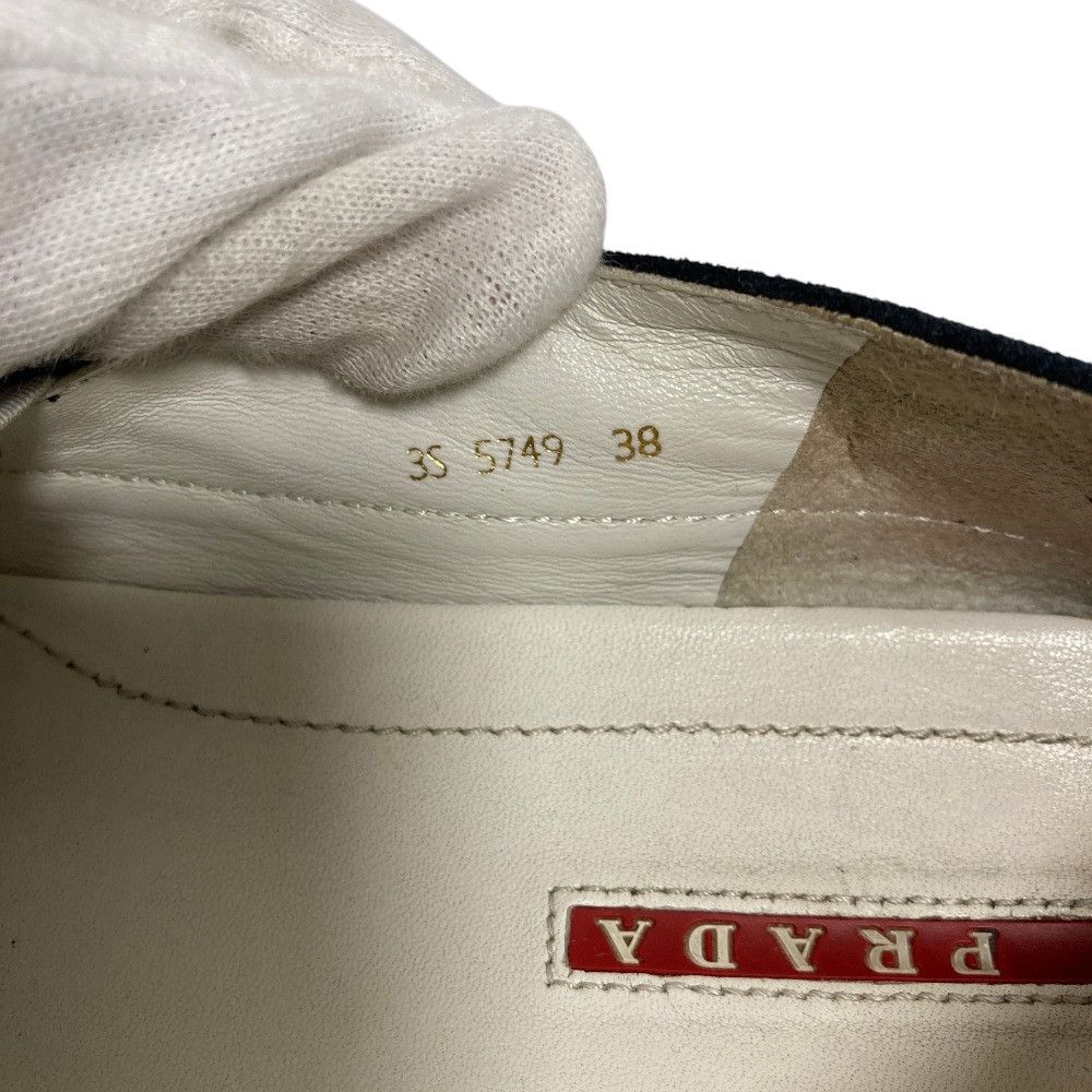 Prada Prada Prada Sports Suede Slip-on Sneaker Leather Shoes DUTY FREE for USA Size ONE SIZE - 8 Thumbnail