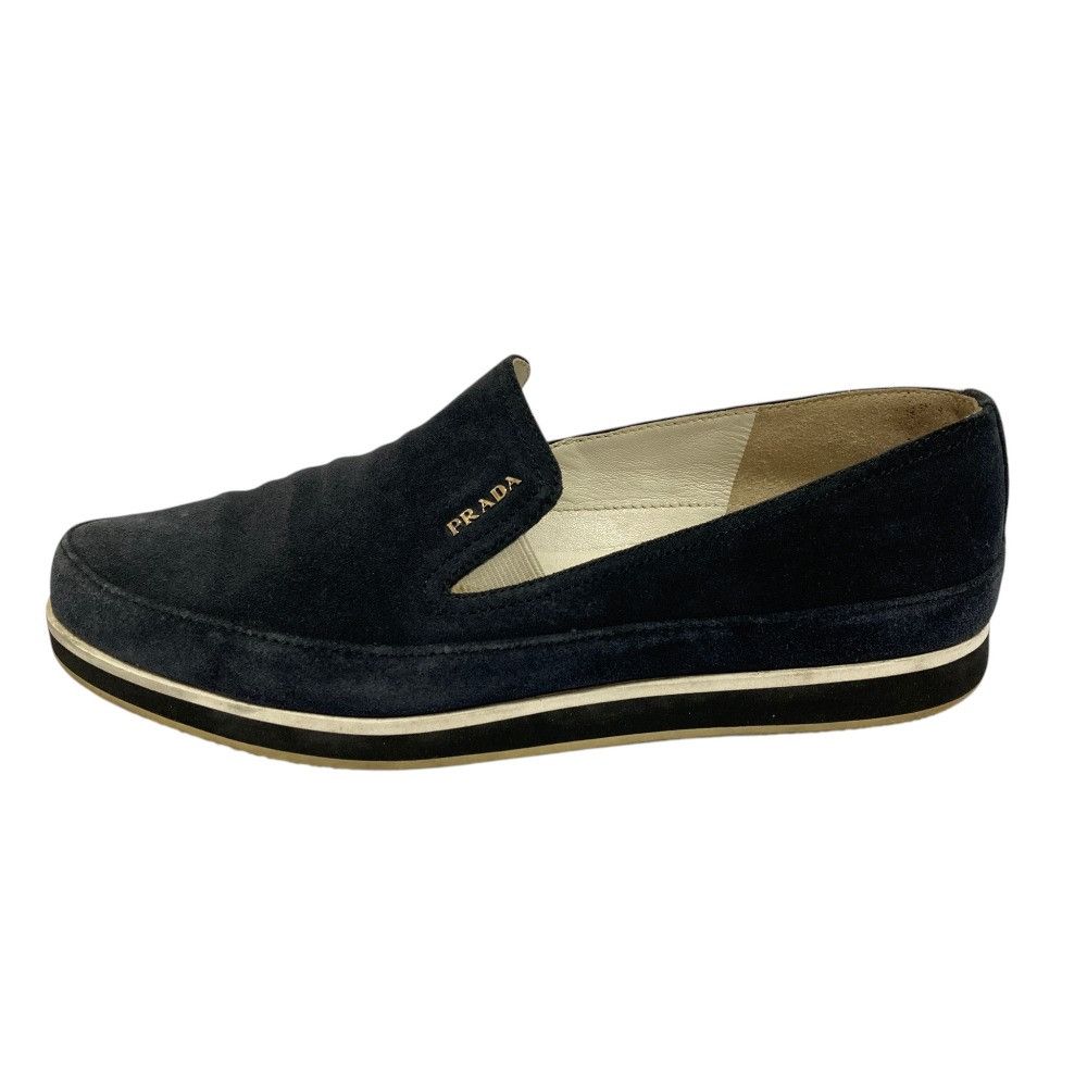 Prada Prada Prada Sports Suede Slip-on Sneaker Leather Shoes DUTY FREE for USA Size ONE SIZE - 3 Thumbnail