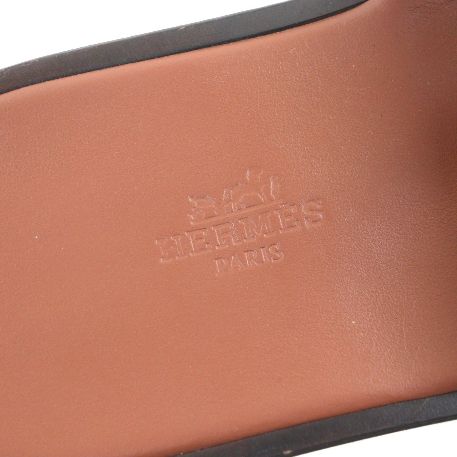 Hermes Hermes Hermès Izmir41 Leather Sandals Leather Shoes DUTY FREE for USA Size ONE SIZE - 7 Thumbnail