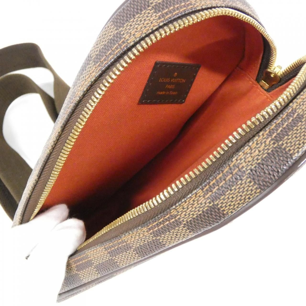 Louis Vuitton Louis Vuitton Louis Vuitton Pochette Gange Damier Shoulder Bag Textile Shoulder Bag N48048 DUTY FREE for USA Size ONE SIZE - 7 Thumbnail