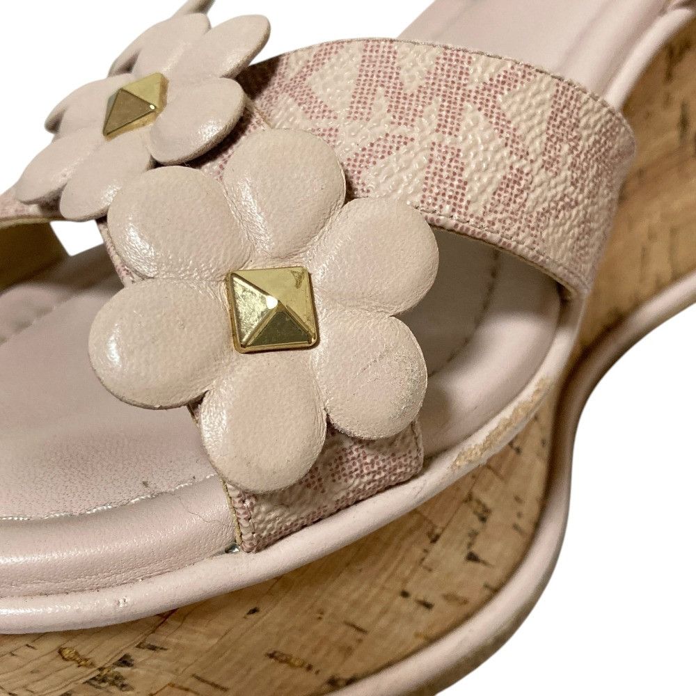 Michael Kors Michael Kors Michael Kors Flower Stud Leather Sandals Leather Shoes DUTY FREE for USA Size ONE SIZE - 15 Thumbnail