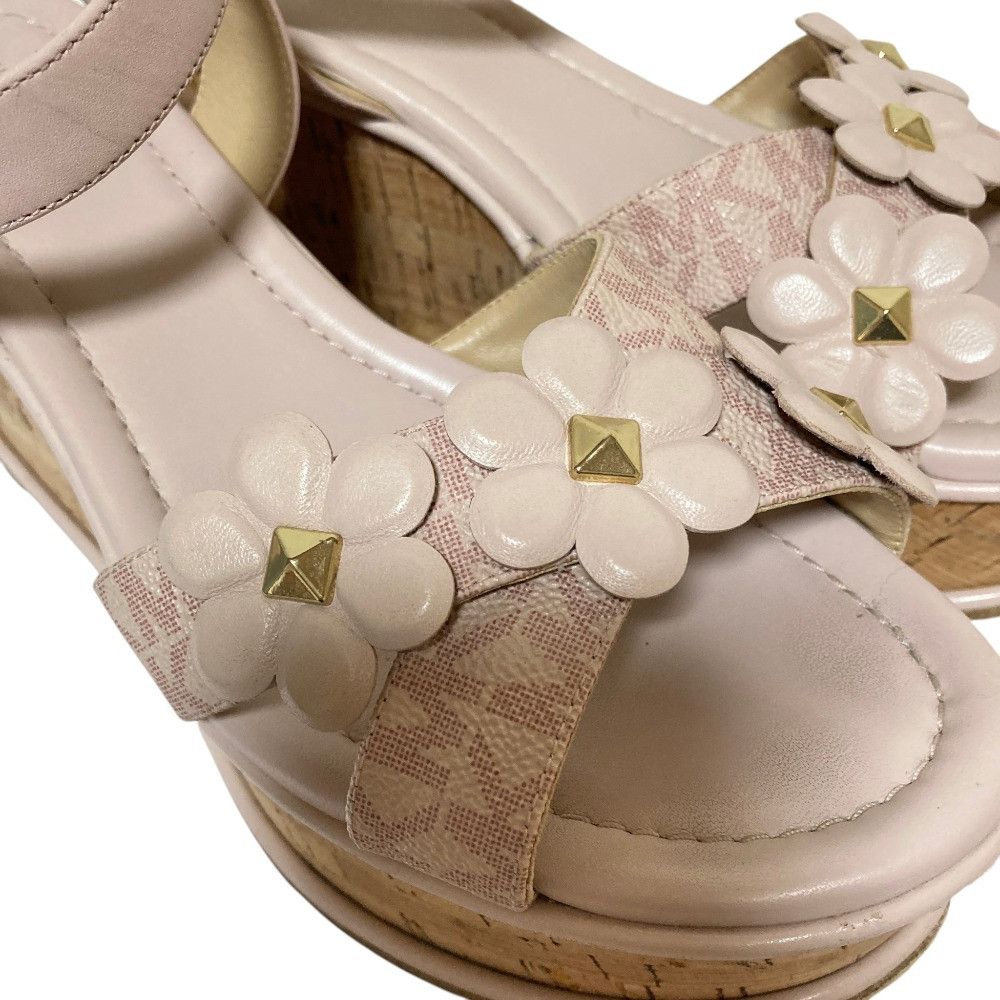 Michael Kors Michael Kors Michael Kors Flower Stud Leather Sandals Leather Shoes DUTY FREE for USA Size ONE SIZE - 7 Thumbnail