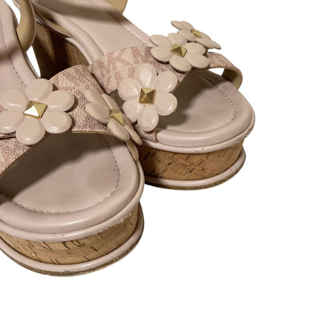 Michael Kors Michael Kors Michael Kors Flower Stud Leather Sandals Leather Shoes DUTY FREE for USA Size ONE SIZE - 6 Thumbnail