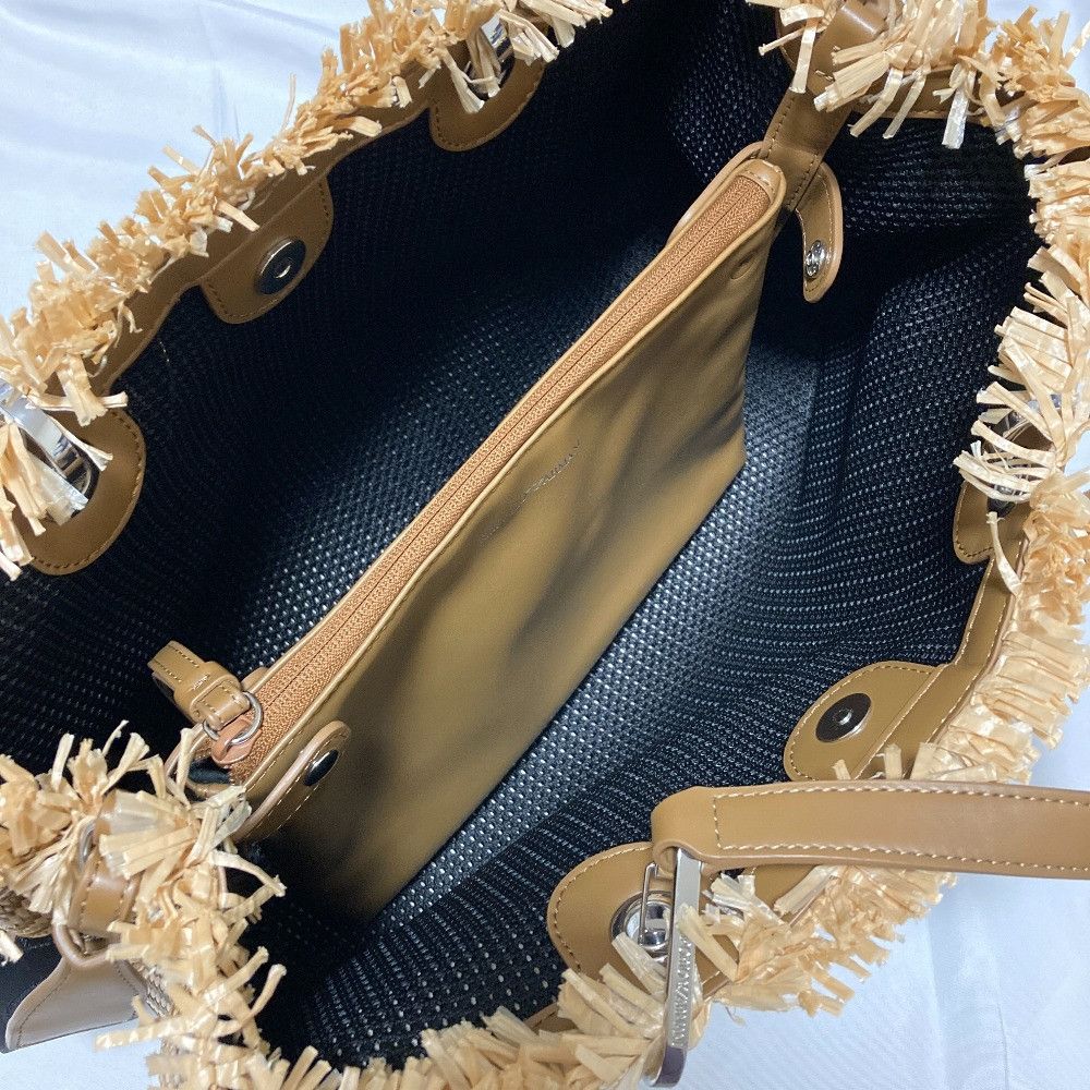 Emporio Armani Emporio Armani Emporio Armani MyEA Braided 2way Tote Bag Plant-based Tote Bag DUTY FREE for USA Size ONE SIZE - 6 Thumbnail