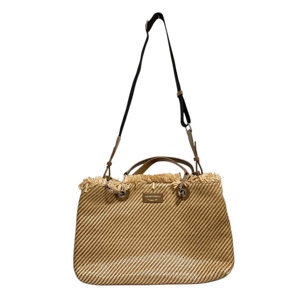 Emporio Armani Emporio Armani Emporio Armani MyEA Braided 2way Tote Bag Plant-based Tote Bag DUTY FREE for USA Size ONE SIZE - 10 Thumbnail