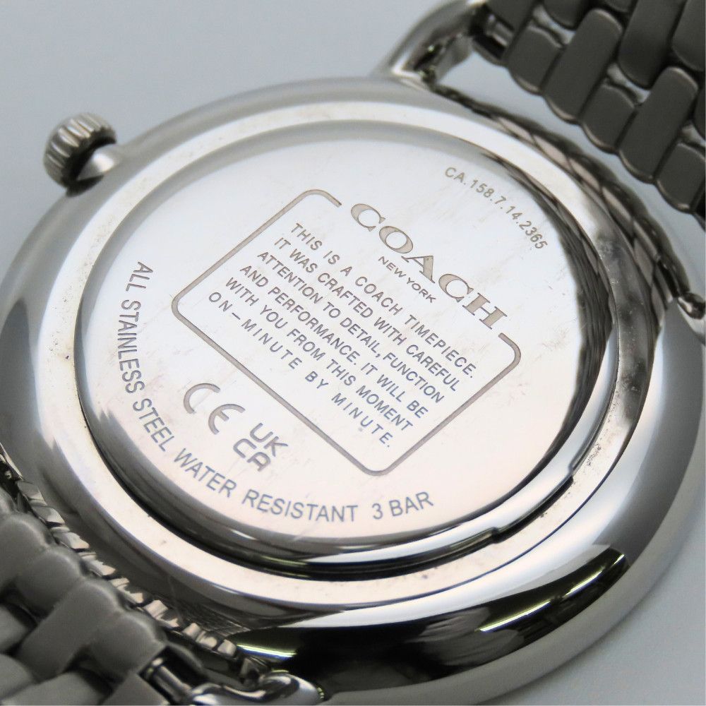 Coach Coach Coach Elliott Stainless Steel Metal Quartz 14504373 DUTY FREE for USA Size ONE SIZE - 22 Thumbnail