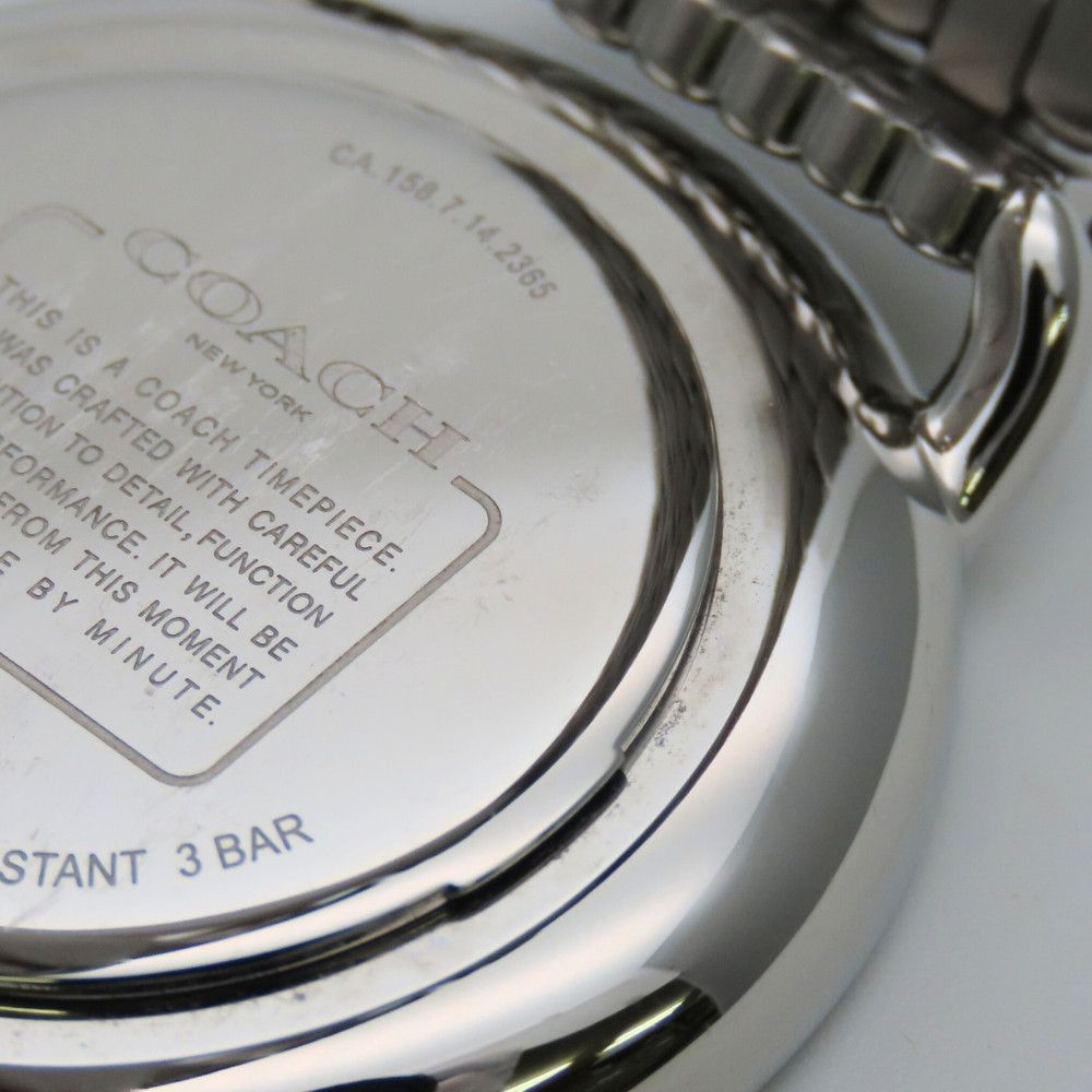 Coach Coach Coach Elliott Stainless Steel Metal Quartz 14504373 DUTY FREE for USA Size ONE SIZE - 24 Thumbnail