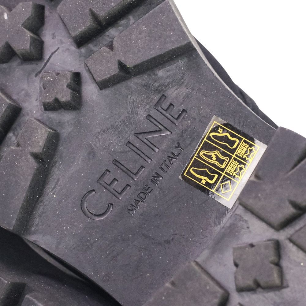 Celine Celine Celine Lace Up Nylon Canvas Leather Boots Textile Shoes DUTY FREE for USA Size ONE SIZE - 7 Thumbnail