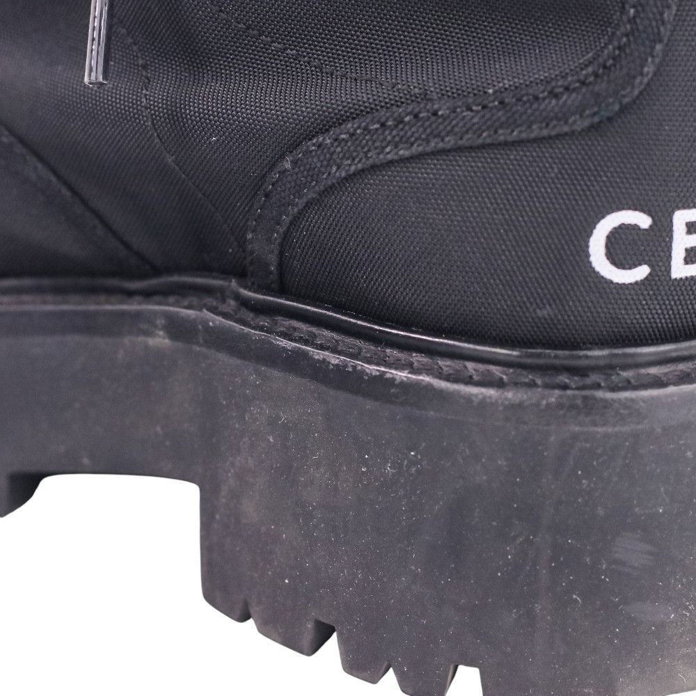 Celine Celine Celine Lace Up Nylon Canvas Leather Boots Textile Shoes DUTY FREE for USA Size ONE SIZE - 11 Thumbnail