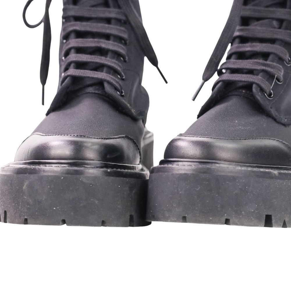 Celine Celine Celine Lace Up Nylon Canvas Leather Boots Textile Shoes DUTY FREE for USA Size ONE SIZE - 9 Thumbnail