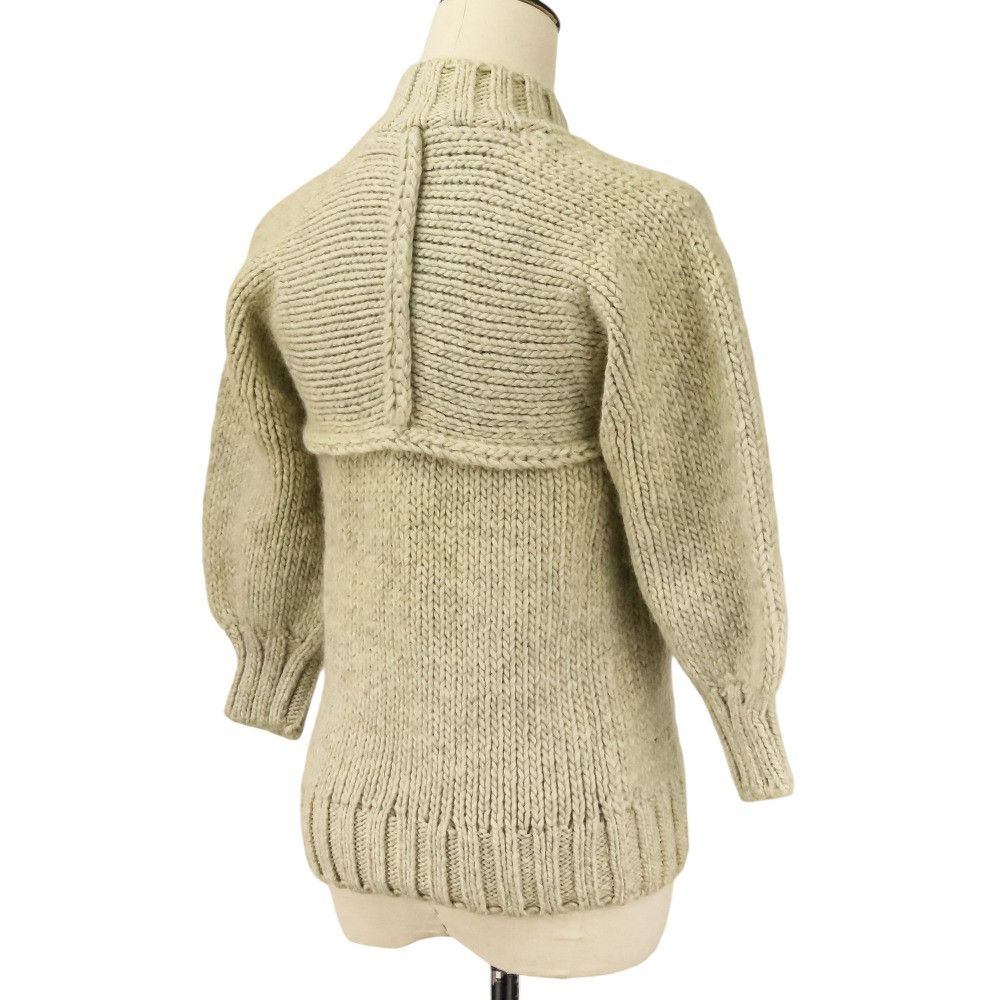 mina perhonen Mina Perhonen mina perhonen holy Wool Hemp Baby Alpaca Knit Jacket Textile Outerwear ma8884 DUTY FREE for USA Size ONE SIZE - 5 Thumbnail