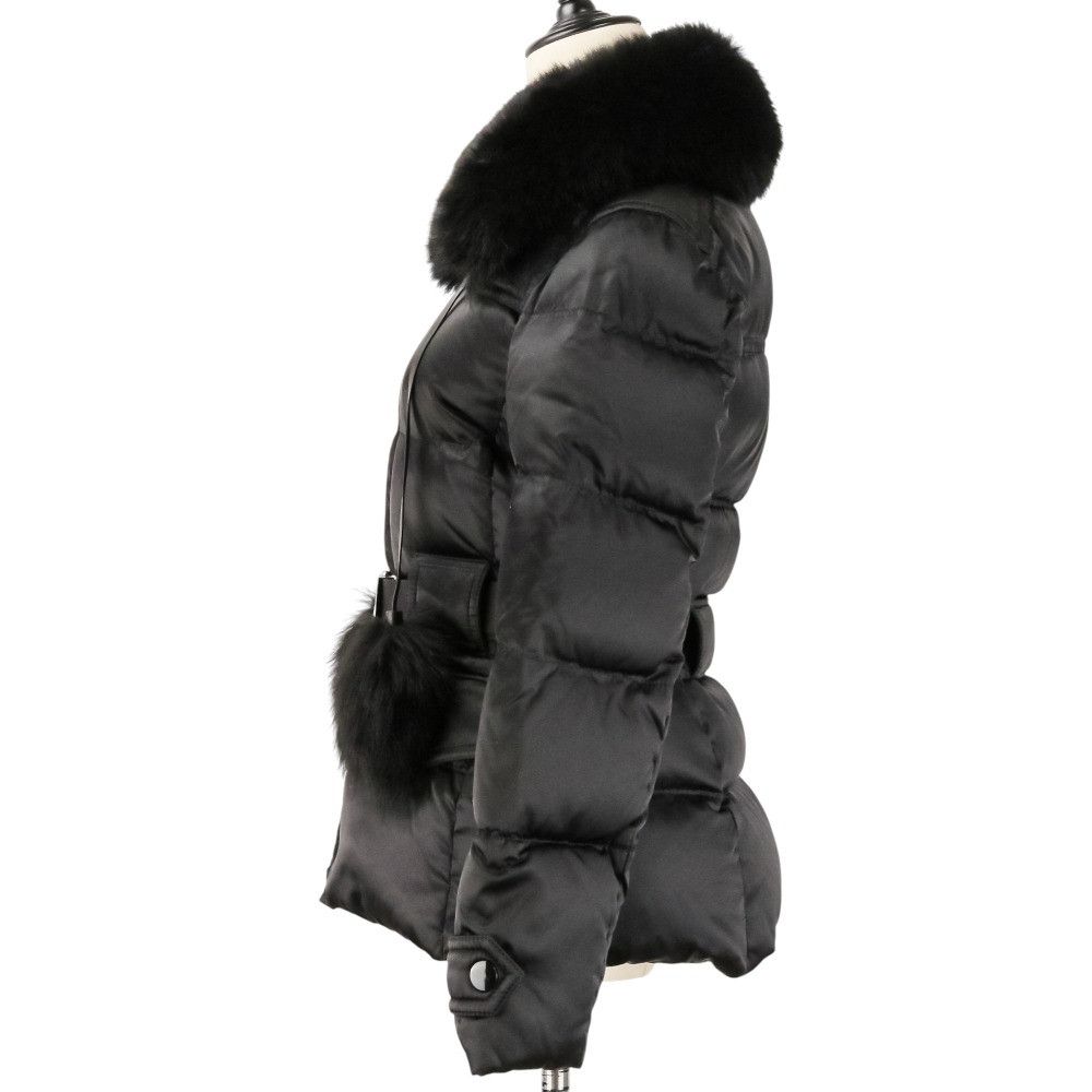 Prada Prada Prada Blue Fox Fur Down Jacket Fur Outerwear 29X275 DUTY FREE for USA Size ONE SIZE - 3 Thumbnail