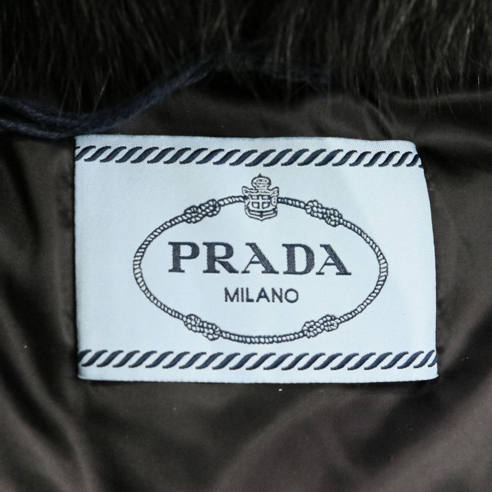 Prada Prada Prada Blue Fox Fur Down Jacket Fur Outerwear 29X275 DUTY FREE for USA Size ONE SIZE - 11 Thumbnail