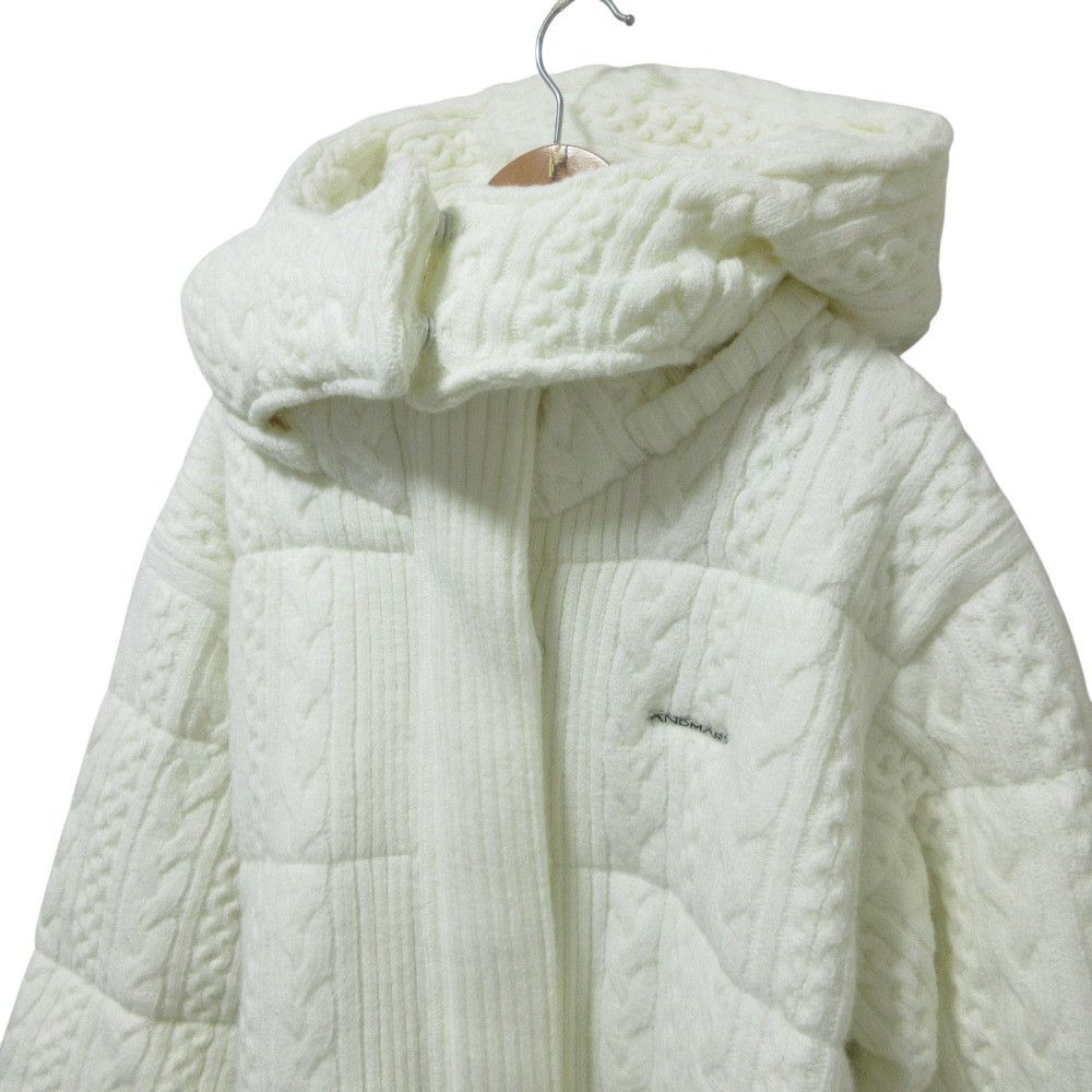 Other Other Andmary quilting knit shape knit jacket Textile Outerwear AM1532 DUTY FREE for USA Size ONE SIZE - 4 Thumbnail