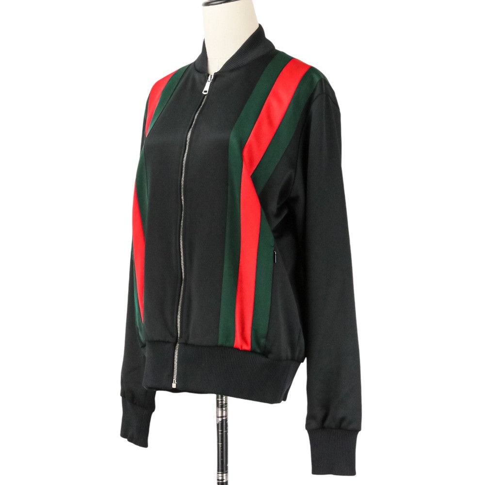 Gucci Gucci Gucci Web Line Technical Jersey Jacket Textile Outerwear 493659 DUTY FREE for USA Size ONE SIZE - 2 Thumbnail