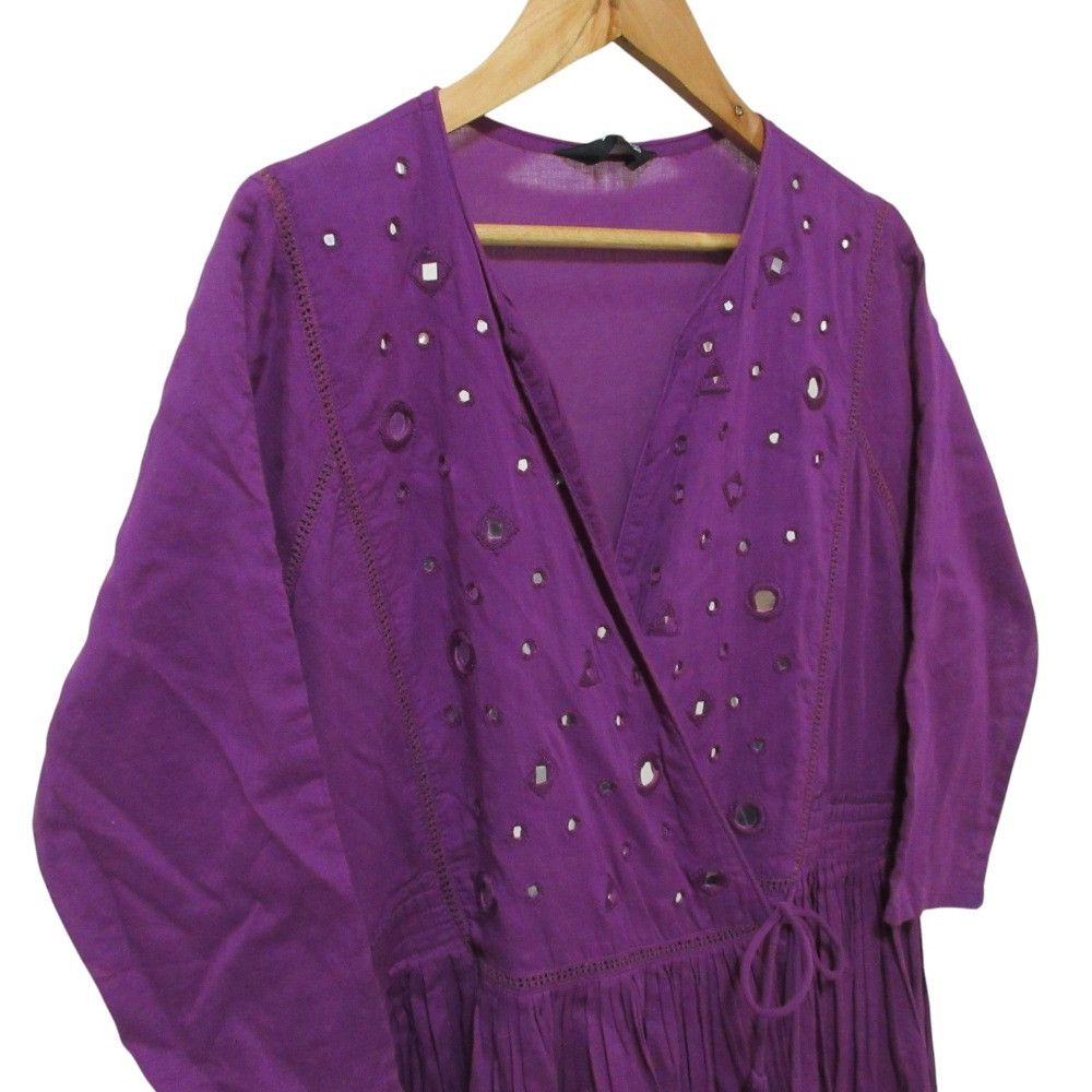 Other Other Velnica Mirror Embellished Long Dress Textile Dresses DUTY FREE for USA Size ONE SIZE - 4 Thumbnail