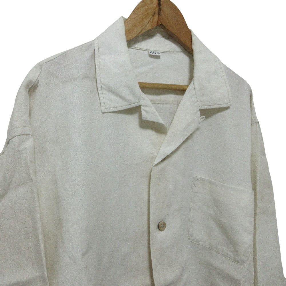 Other 45 45R Linen Long Sleeve Shirt Textile Dress Shirt 5053061 DUTY FREE for USA Size ONE SIZE - 4 Thumbnail