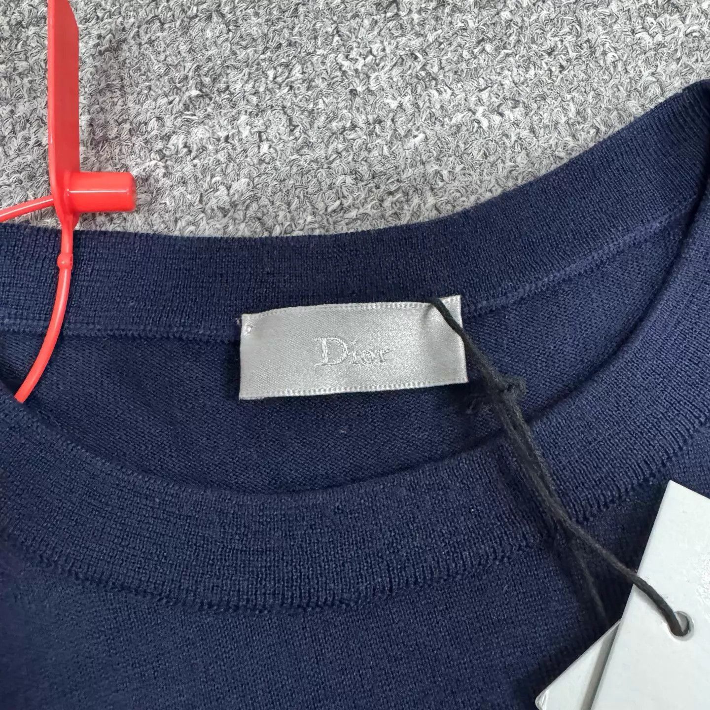 Dior Blue Long-Sleeve Knit Sweater Size US M / EU 48-50 / 2 - 7 Thumbnail