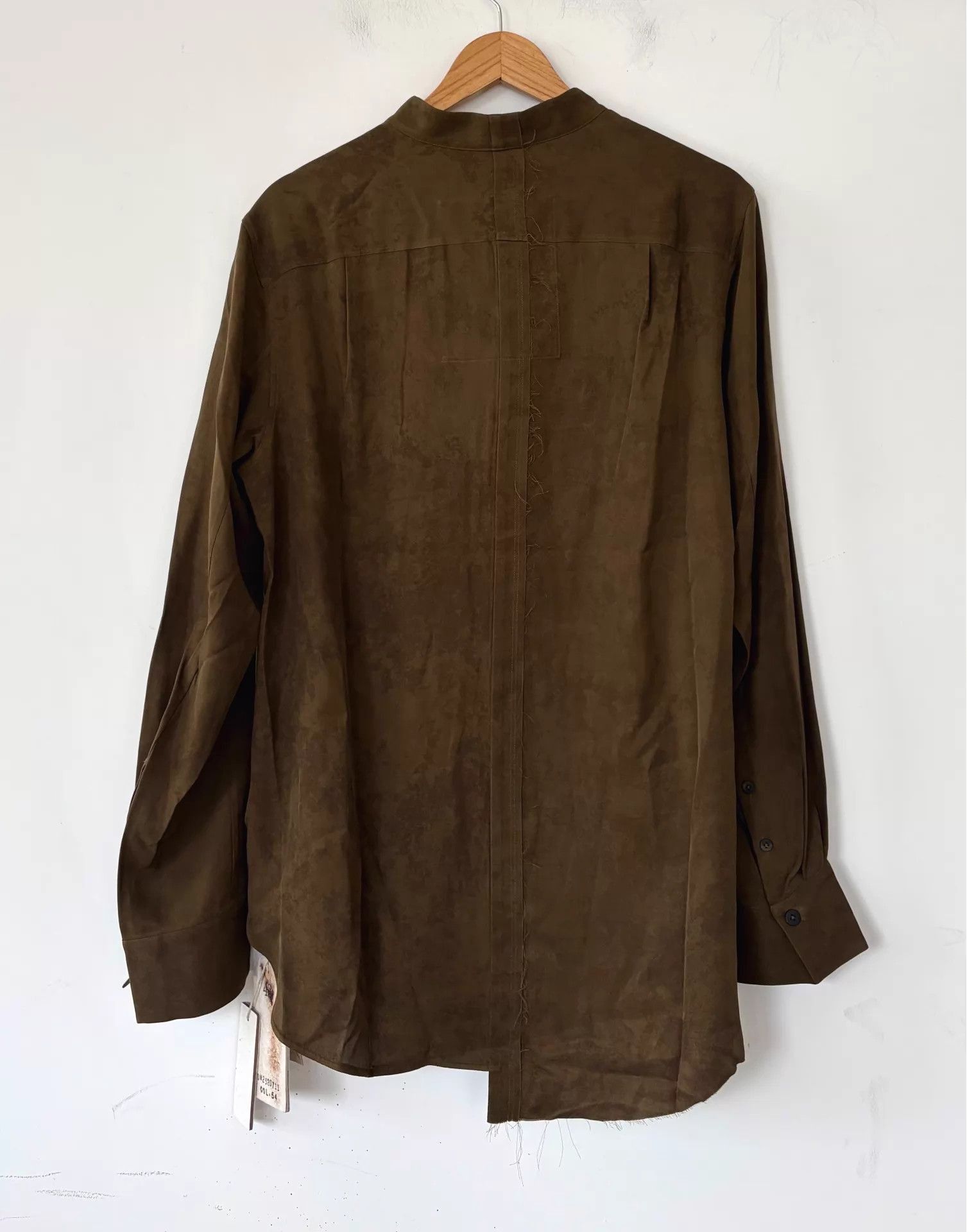 Ziggy Chen Brown Long Sleeve Button-Up Shirt Size M Size US M / EU 48-50 / 2 - 2 Thumbnail