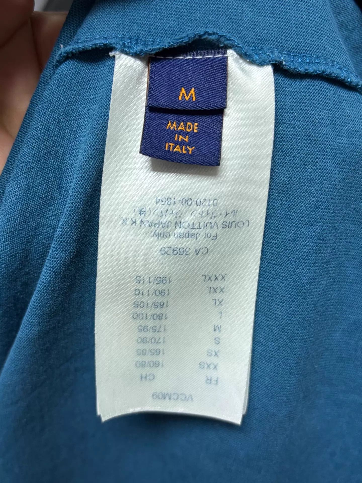 Louis Vuitton Blue Patterned Short-Sleeve T-Shirt Size US M / EU 48-50 / 2 - 4 Thumbnail