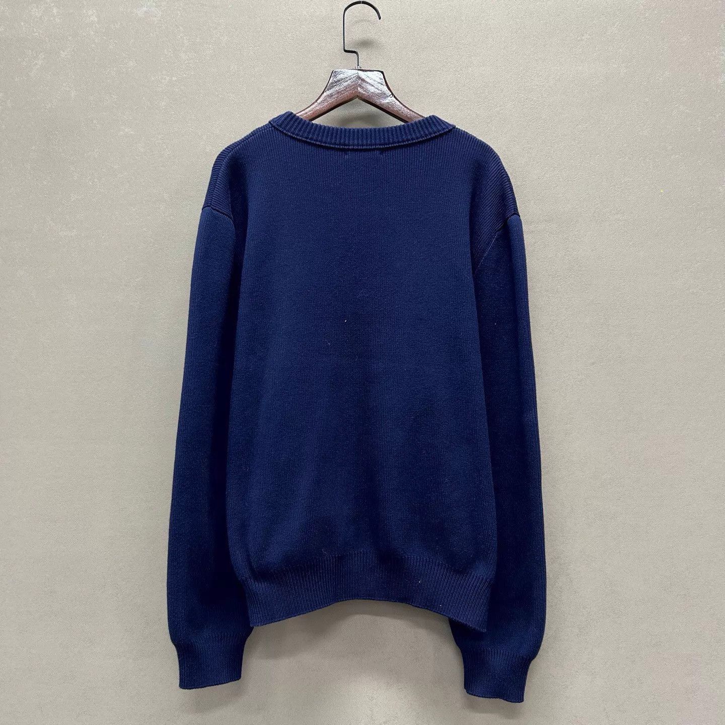Celine Blue Long Sleeve Sweater with White Text, Size S Size US S / EU 44-46 / 1 - 2 Thumbnail