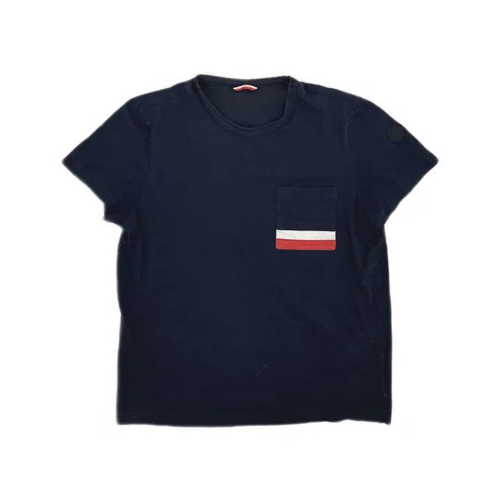 Moncler Moncler Solid Casual Round Neck Short Sleeve Size US L / EU 52-54 / 3 - 2 Thumbnail