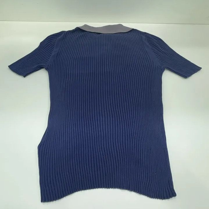 Moncler Moncler Embroidered Logo Short Sleeve Knit Top Size US S / EU 44-46 / 1 - 17 Thumbnail