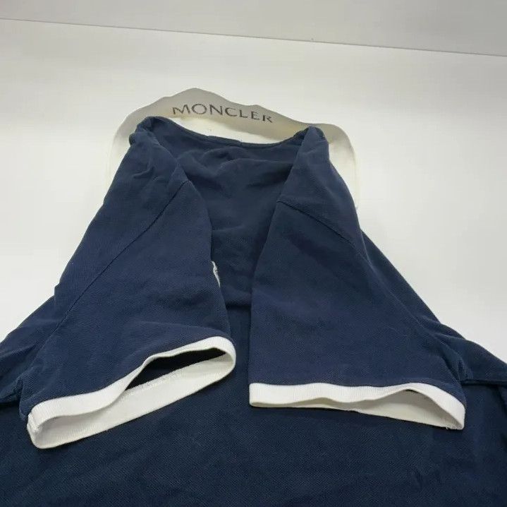 Moncler Moncler Contrast Collar Short Sleeve Polo Size US M / EU 48-50 / 2 - 14 Thumbnail