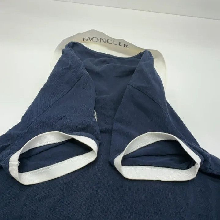 Moncler Moncler Contrast Collar Short Sleeve Polo Size US M / EU 48-50 / 2 - 15 Thumbnail