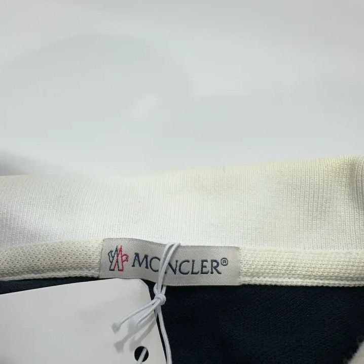 Moncler Moncler Contrast Collar Short Sleeve Polo Size US M / EU 48-50 / 2 - 5 Thumbnail