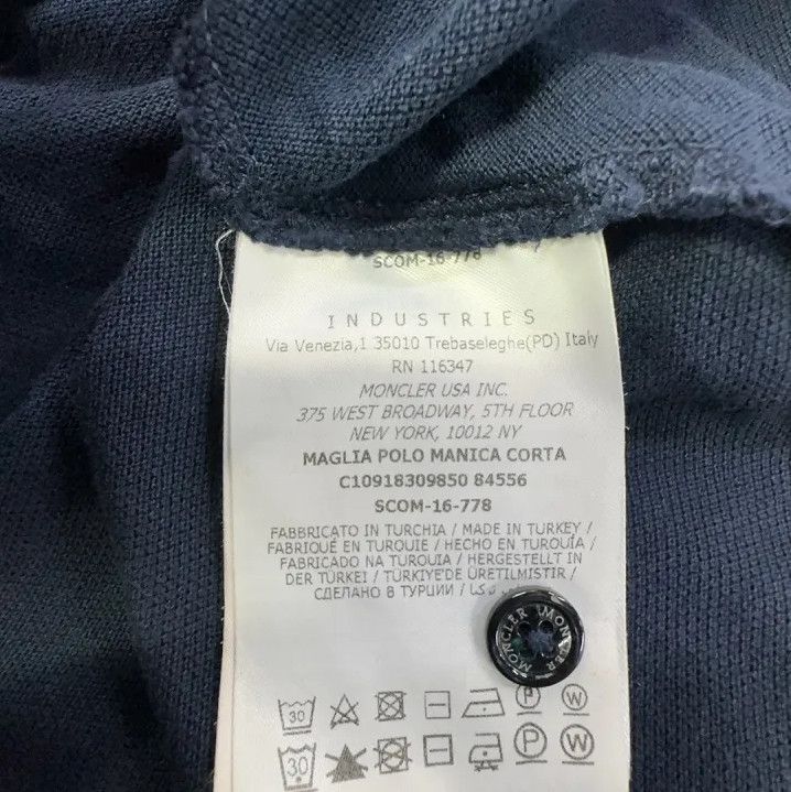 Moncler Moncler Contrast Collar Short Sleeve Polo Size US M / EU 48-50 / 2 - 4 Thumbnail