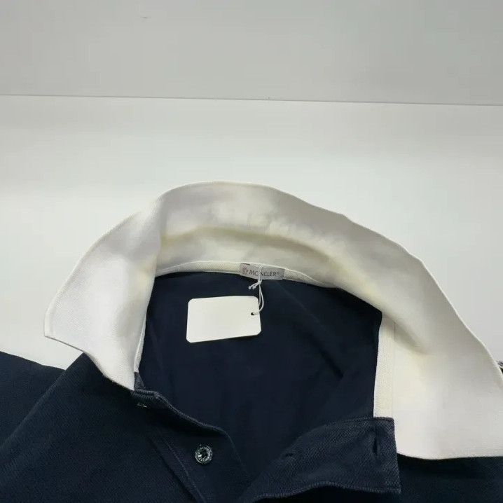 Moncler Moncler Contrast Collar Short Sleeve Polo Size US M / EU 48-50 / 2 - 8 Thumbnail