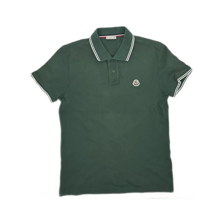 Moncler Moncler Solid Casual Short-Sleeve Polo Shirt Size US S / EU 44-46 / 1 - 2 Thumbnail