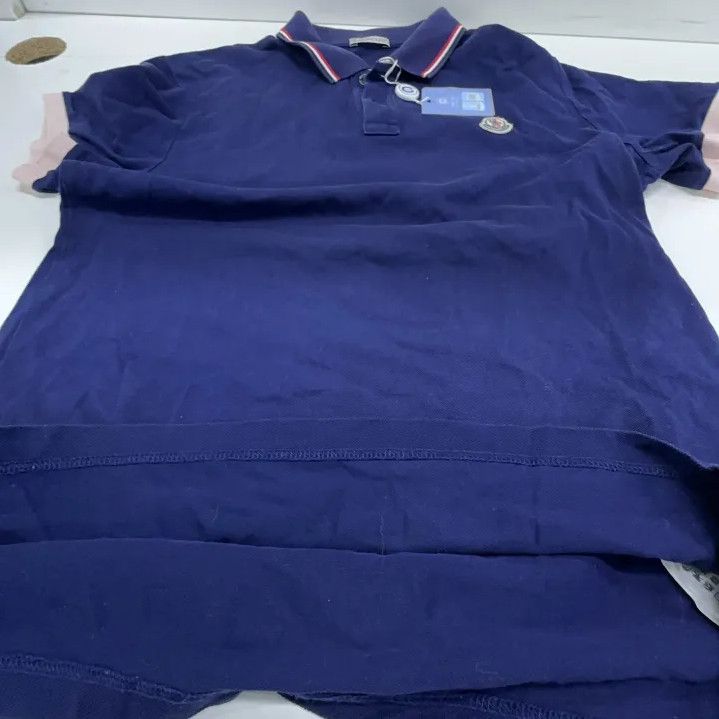 Moncler Moncler Casual Solid Short-Sleeve Polo Shirt Size US M / EU 48-50 / 2 - 8 Thumbnail