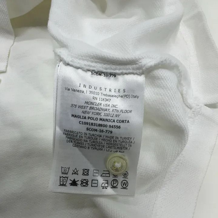 Moncler Moncler White Short-Sleeve Polo Shirt Size US S / EU 44-46 / 1 - 4 Thumbnail