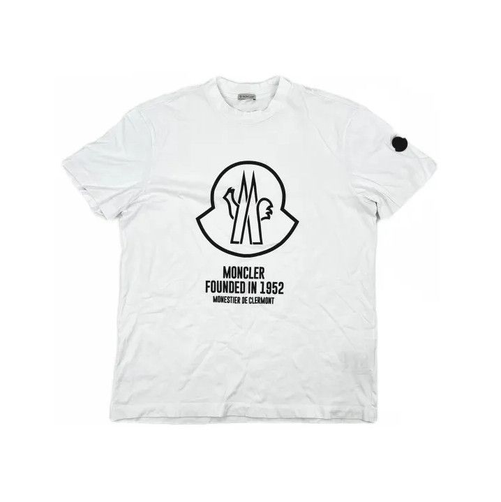 Moncler Moncler SS22 Logo Print Crew Neck T-Shirt Size US XL / EU 56 / 4 - 2 Thumbnail