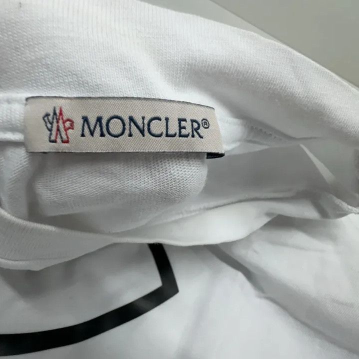 Moncler Moncler SS22 Logo Print Crew Neck T-Shirt Size US XL / EU 56 / 4 - 4 Thumbnail